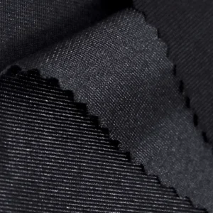 black tricot satin ts3074-2