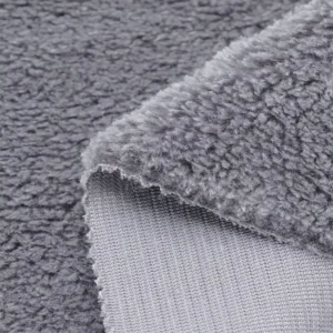 grey faux rabbit fur rf90008-2