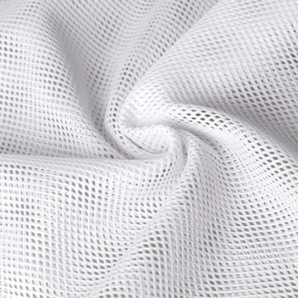 white tricot mesh tm4084-1