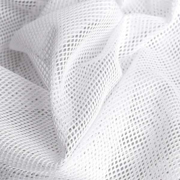 white tricot mesh tm4084-3