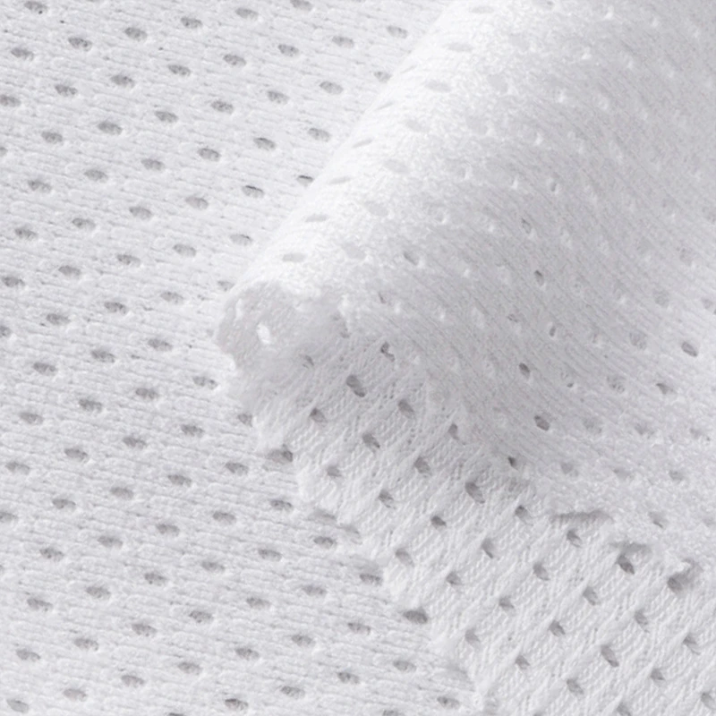 white tricot mesh tm4102-2